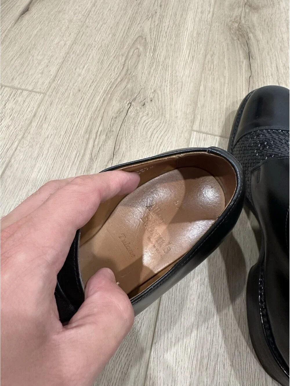 Allen Edmonds TULANE Monkstrap 8.5D Black